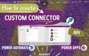 custom connector in powerapps