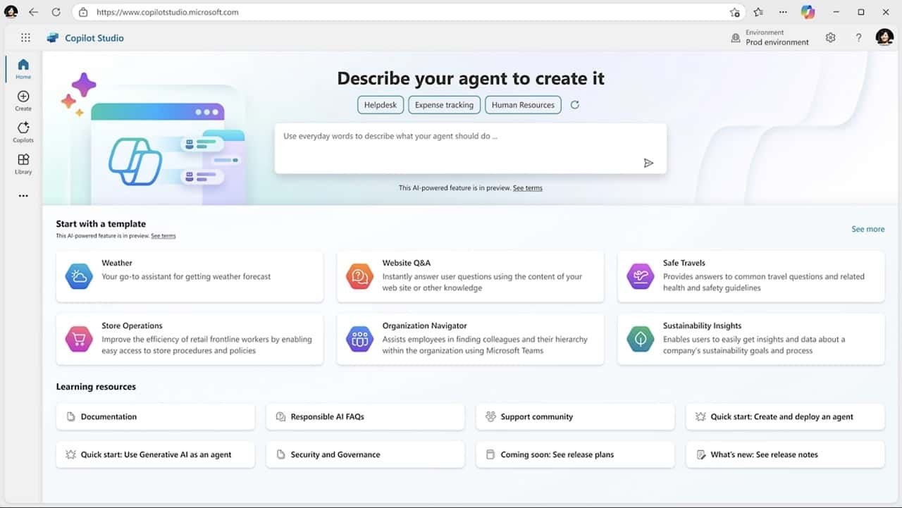 Copilot Studio Crear Agente copilot studio crear agente
