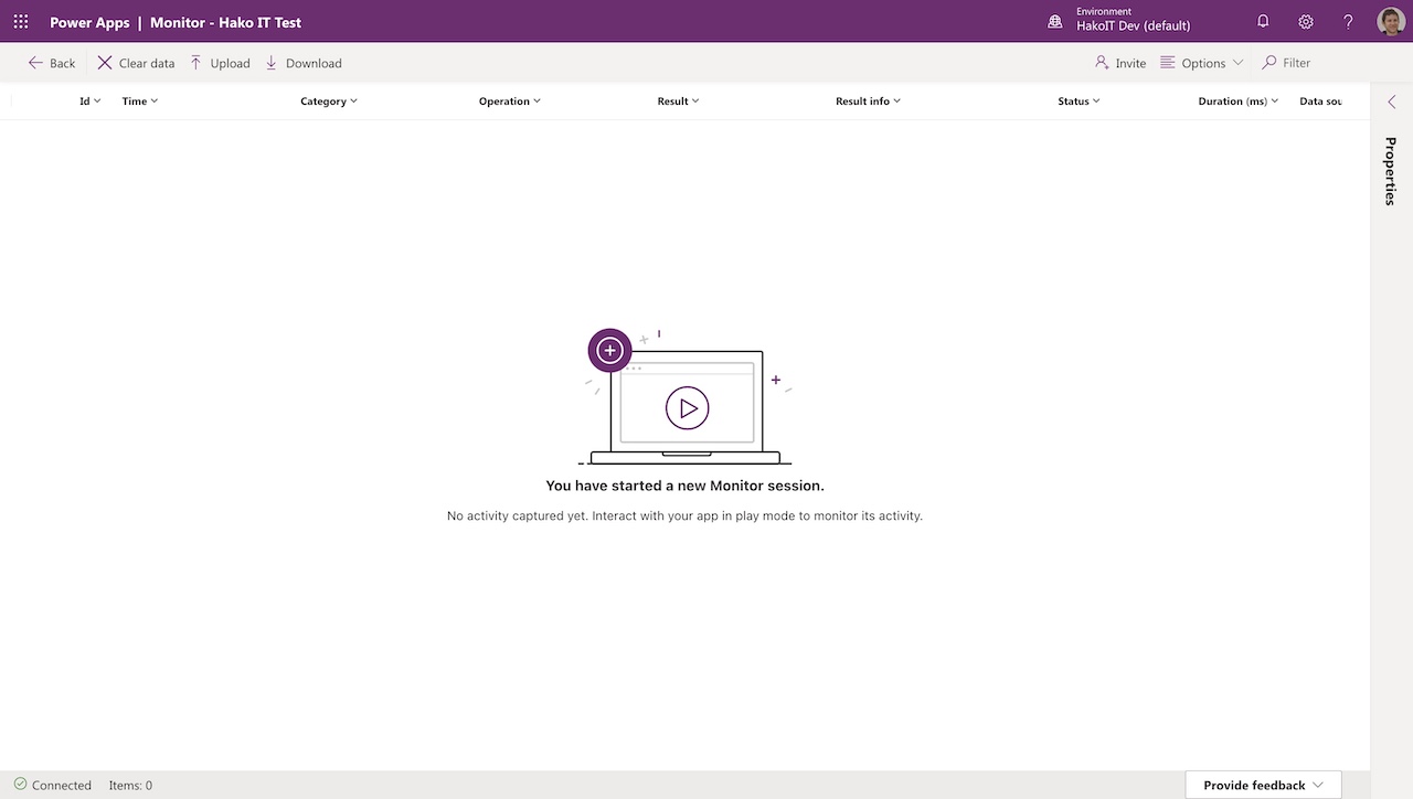 powerapps monitor tool