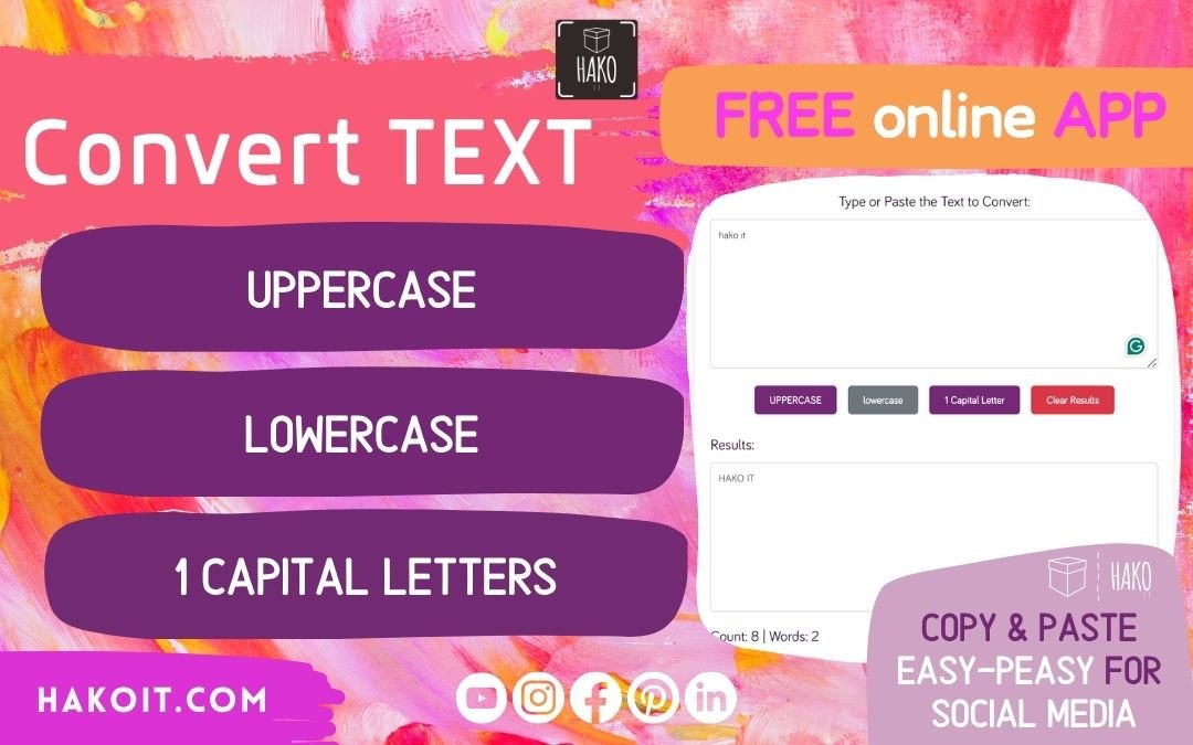 convert uppercase to lowercase online convert uppercase to lowercase online