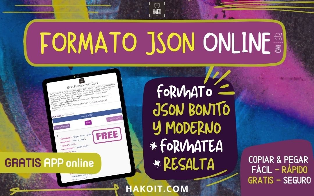 Formato JSON formato json