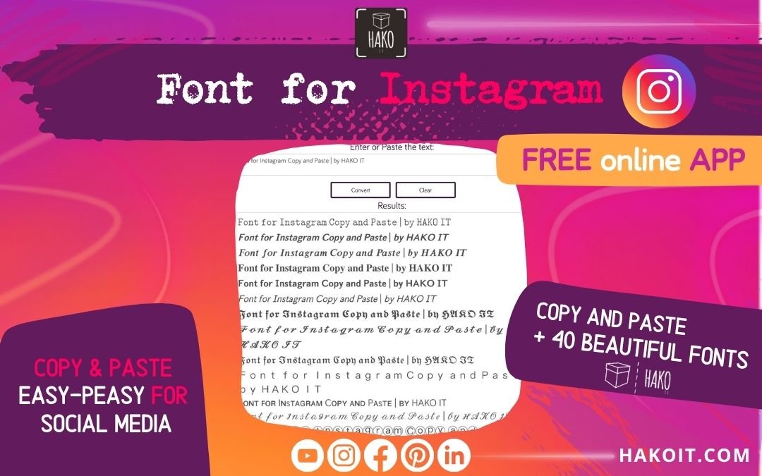 special font for Instagram special font for instagram