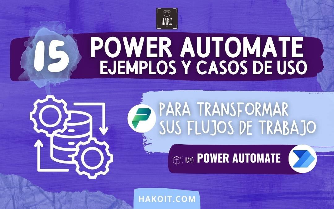 power automates ejemplos y casos de uso