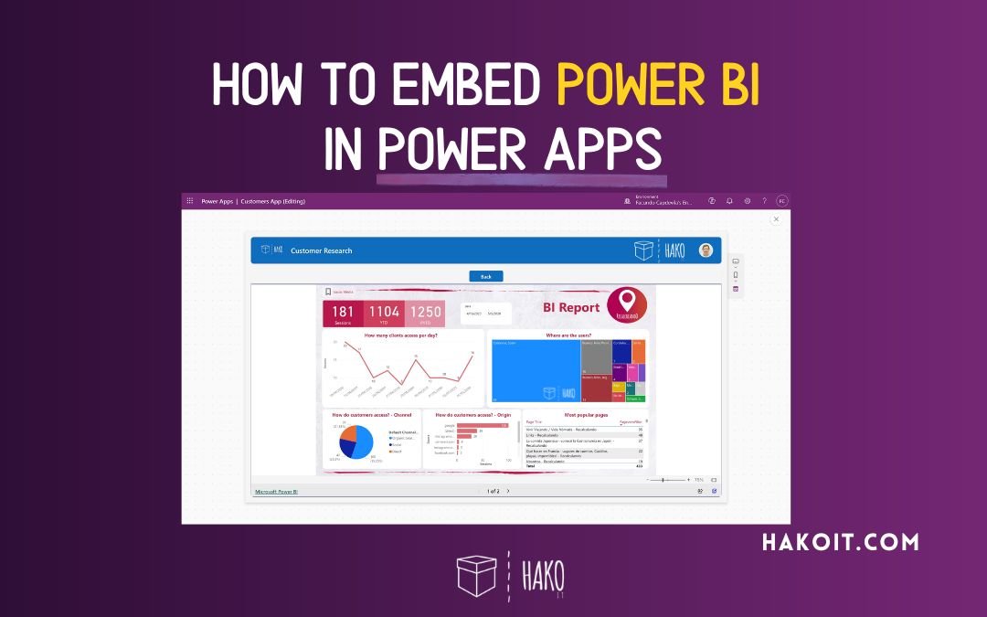 how to embed power bi in power apps