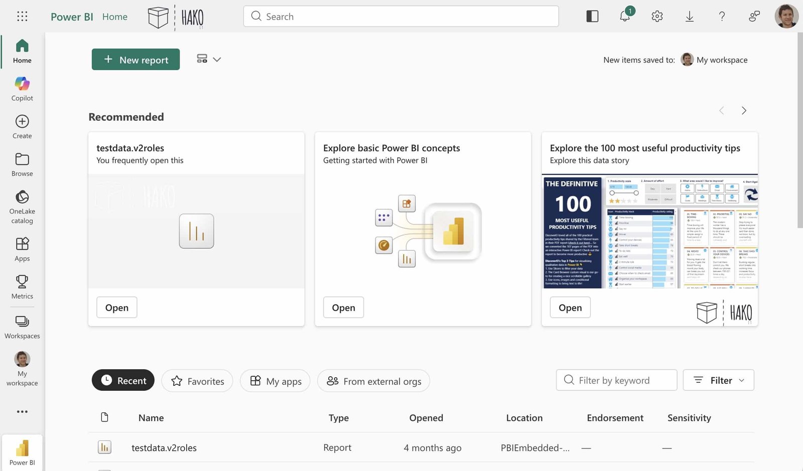 power bi fabric copilot