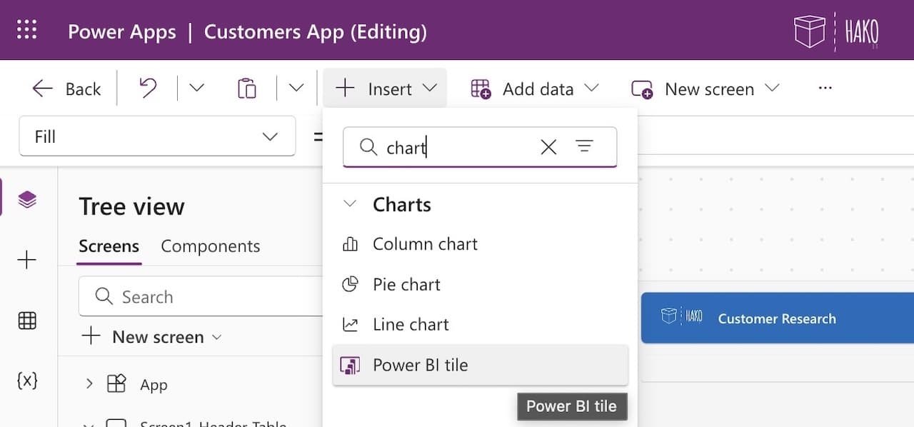 power bi integration power apps