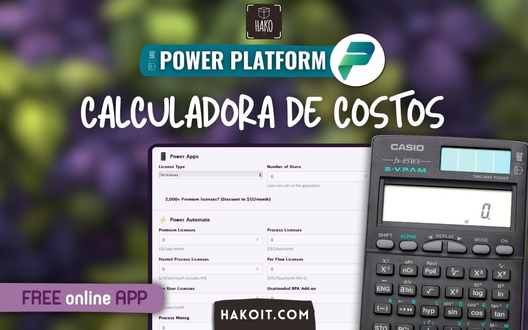 calculadora power platform