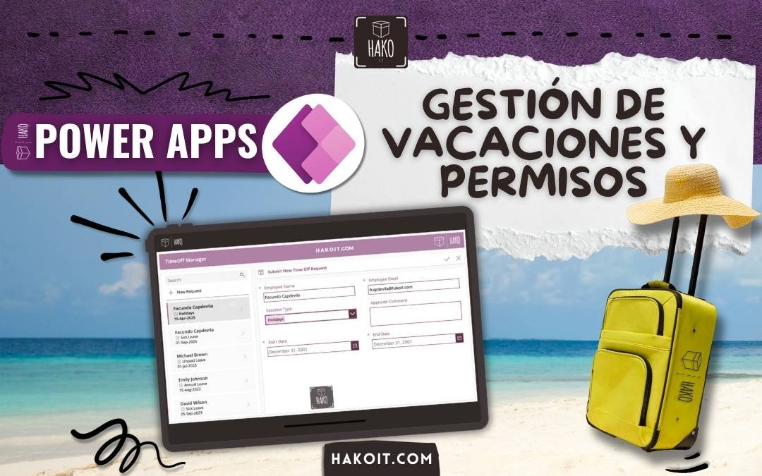 gestion de vacaciones power apps